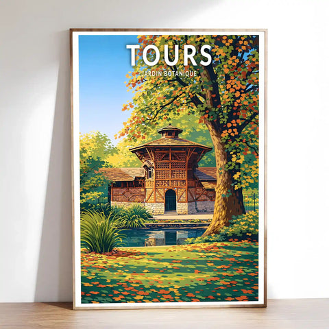 Affiche - Tours - Jardin Botanique