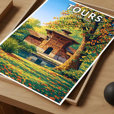 Affiche - Tours - Jardin Botanique