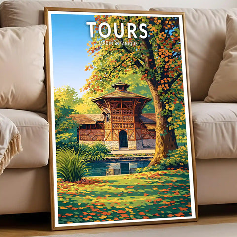 Affiche - Tours - Jardin Botanique