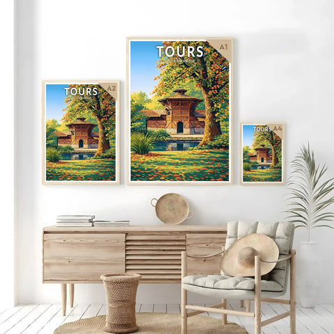 Affiche - Tours - Jardin Botanique