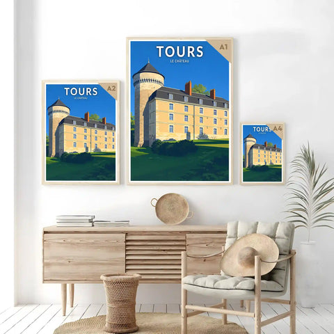 Affiche - Tours - Le Château