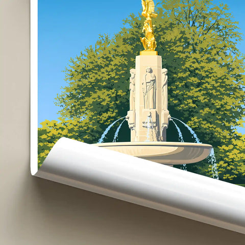 Affiche - Tours - Monument aux Morts Américain