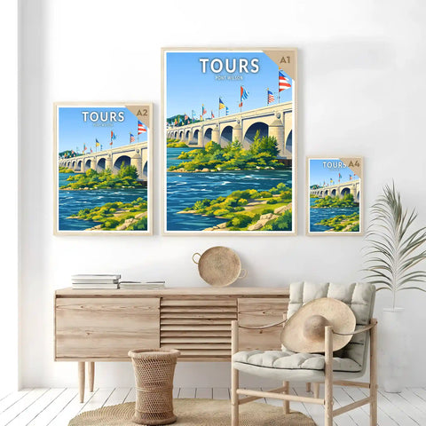 Affiche - Tours - Pont Wilson