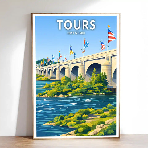 Affiche - Tours - Pont Wilson