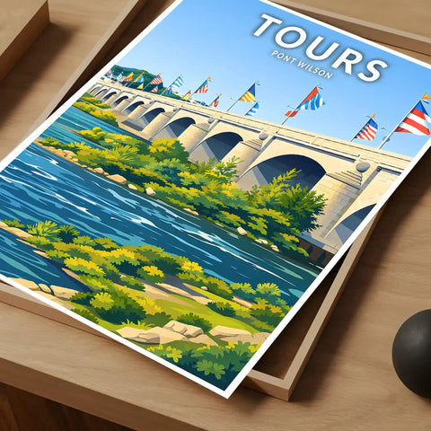 Affiche - Tours - Pont Wilson