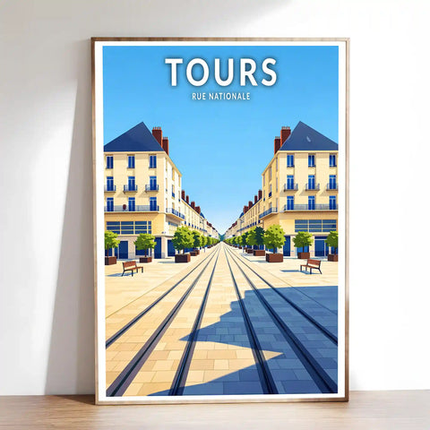Affiche - Tours - Rue Nationale