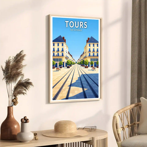 Affiche - Tours - Rue Nationale