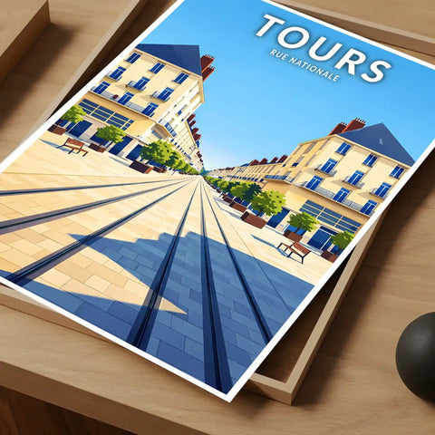 Affiche - Tours - Rue Nationale