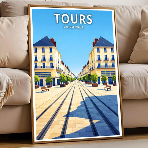 Affiche - Tours - Rue Nationale