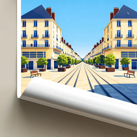 Affiche - Tours - Rue Nationale