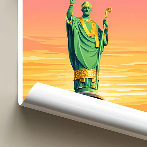 Affiche - Tours - Statue de Saint-Martin