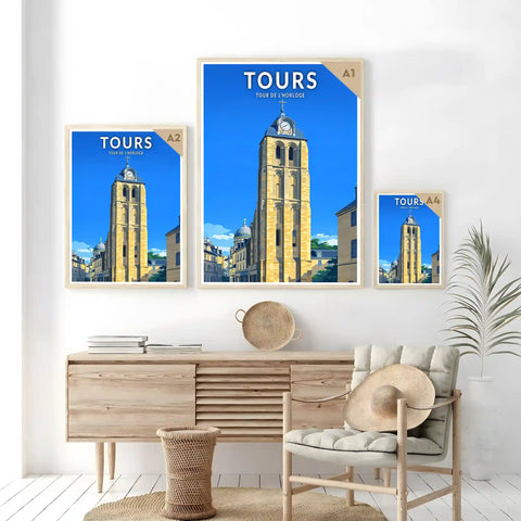 Affiche - Tours - Tour de l'Horloge