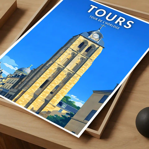 Affiche - Tours - Tour de l'Horloge