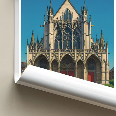 Affiche - Troyes - Basilique Saint-Urbain