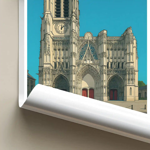 Affiche - Troyes - Cathédrale Saint-Pierre-et-Saint-Paul