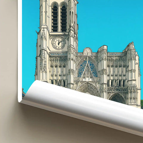 Affiche - Troyes - Cathédrale Saint-Pierre-et-Saint-Paul