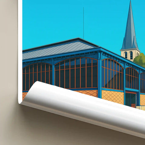 Affiche - Troyes - Les Halles