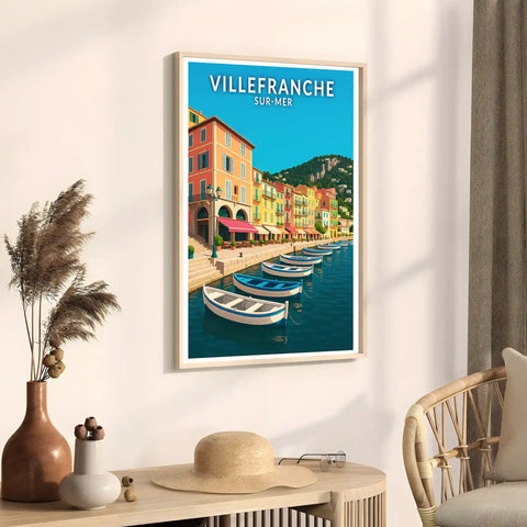Affiche - Villefranche-sur-Mer