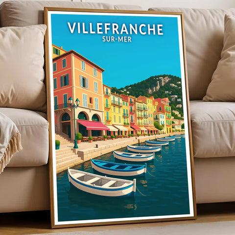 Affiche - Villefranche-sur-Mer
