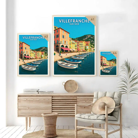 Affiche - Villefranche-sur-Mer