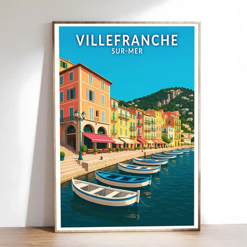 Affiche - Villefranche-sur-Mer