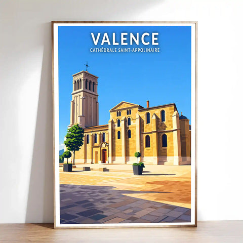 Affiche - Valence - Cathédrale Saint-Appolinaire