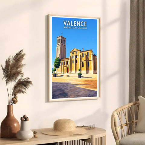 Affiche - Valence - Cathédrale Saint-Appolinaire