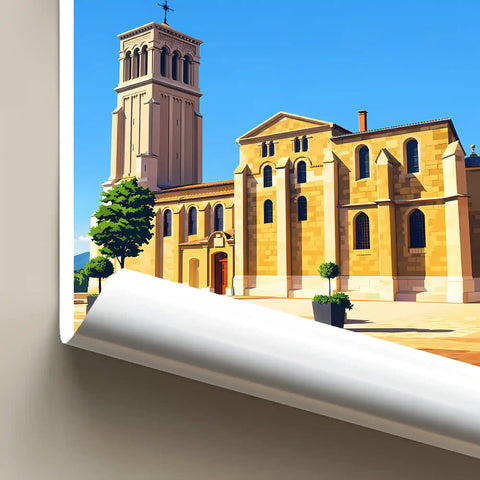 Affiche - Valence - Cathédrale Saint-Appolinaire