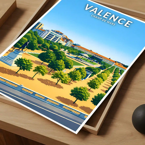 Affiche - Valence - Champ de Mars