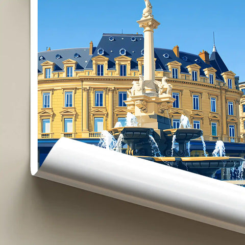 Affiche - Valence - Fontaine Monumentale