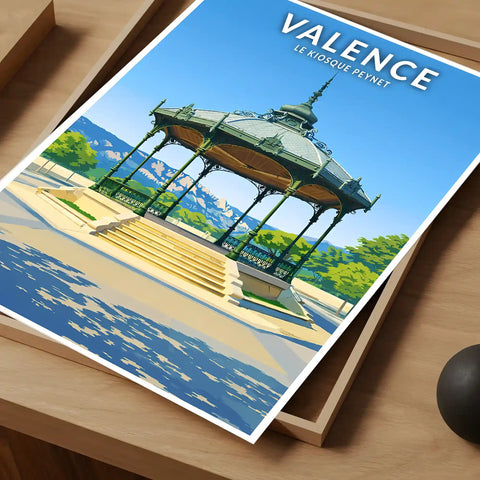 Affiche - Valence - Le Kiosque Peynet