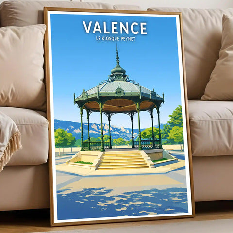 Affiche - Valence - Le Kiosque Peynet