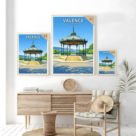 Affiche - Valence - Le Kiosque Peynet