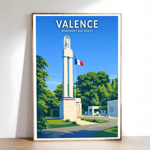 Affiche - Valence - Monument aux Morts