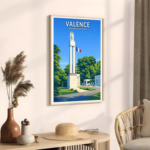 Affiche - Valence - Monument aux Morts
