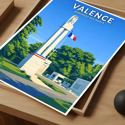 Affiche - Valence - Monument aux Morts