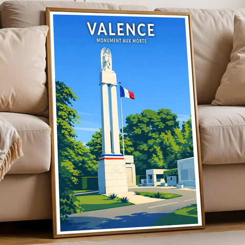 Affiche - Valence - Monument aux Morts