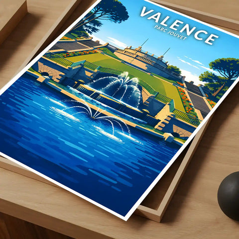 Affiche - Valence - Parc Jouvet