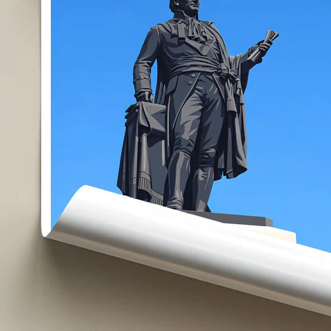 Affiche - Valence - Statue de Montalivet
