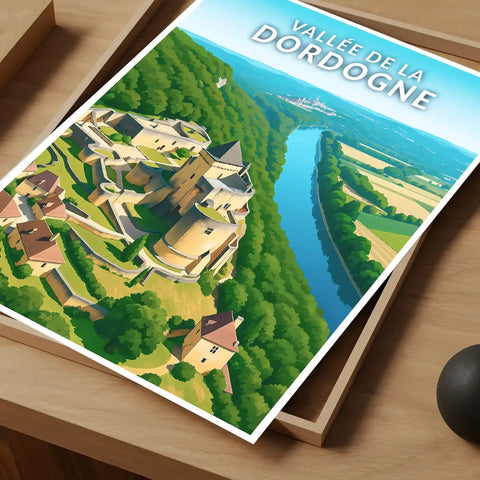 Affiche - Vallée de la Dordogne