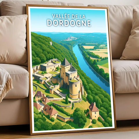 Affiche - Vallée de la Dordogne