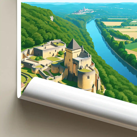 Affiche - Vallée de la Dordogne