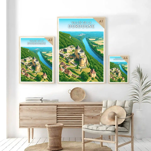 Affiche - Vallée de la Dordogne