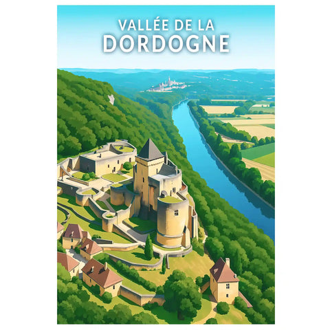 Affiche - Vallée de la Dordogne