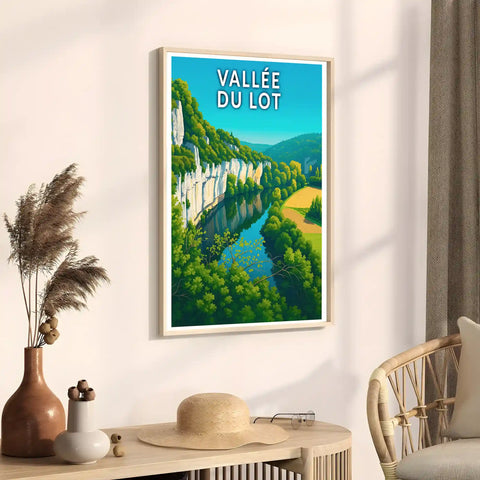 Affiche - Vallée du Lot