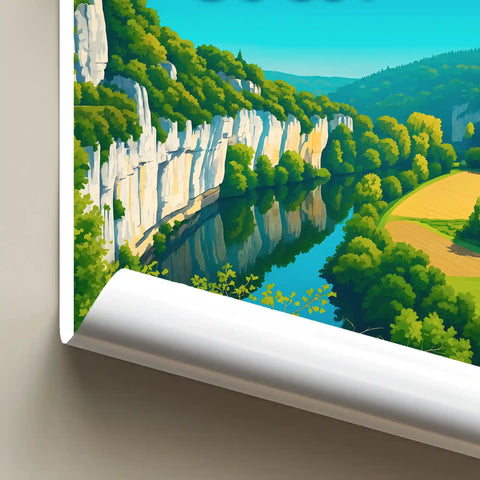 Affiche - Vallée du Lot