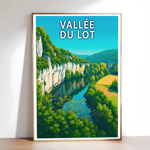 Affiche - Vallée du Lot