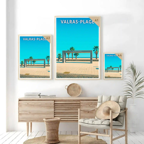 Affiche - Valras-Plage