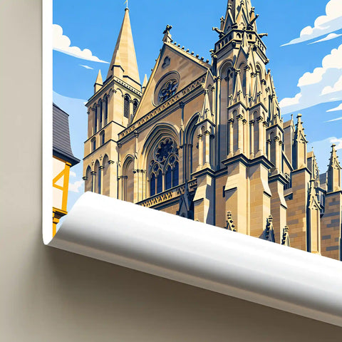 Affiche - Vannes - Cathédrale Saint-Pierre
