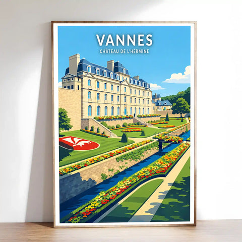 Affiche - Vannes - Château de l'Hermine